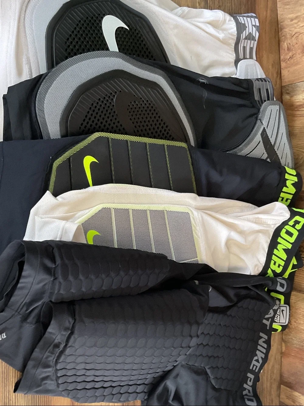 5X Nike Pro Hyperstrong Pro Combat Football Thigh Pad Compression Shorts